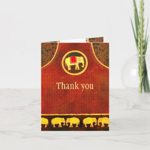 Elephant Kingdom Business Carte de remerciements