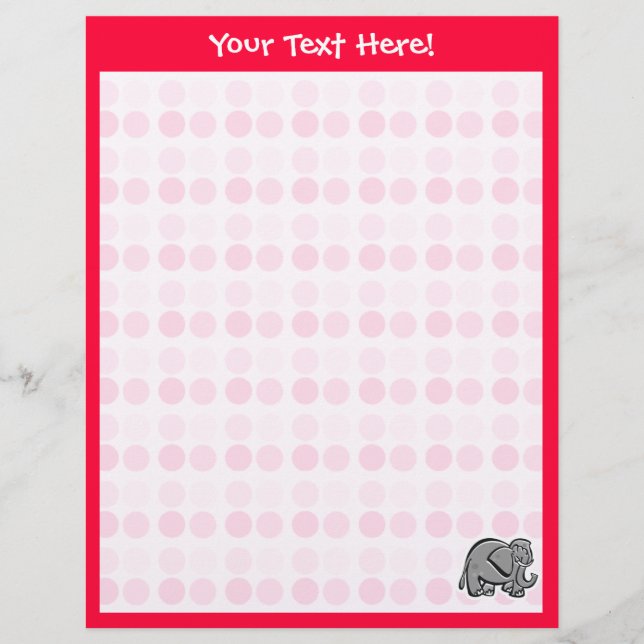 Eléphant mignon (Devant)