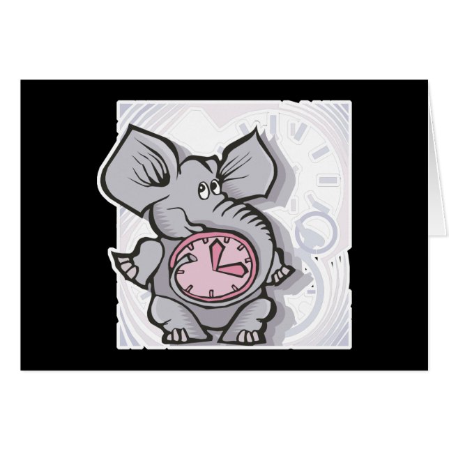 éléphant oublieux (Devant horizontal)