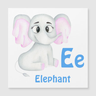 Elephant personnalise ABC : Lettre E - Ajouter vot