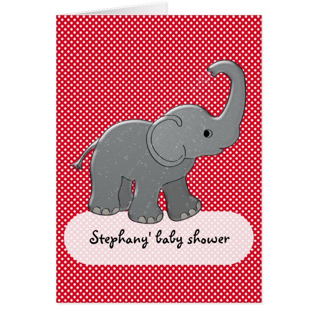 éléphant rouge (Devant)