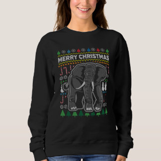 Elephant Vilain Sweat de Noël