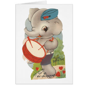 Eléphant vintage Valentine