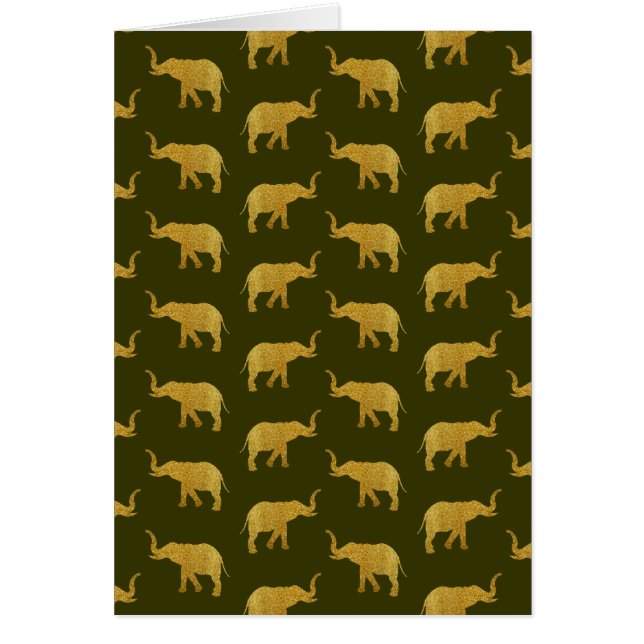 Eléphants de trompette d'or (Devant)