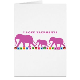Eléphants pourpres marchant