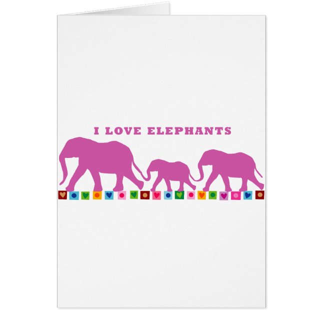 Eléphants pourpres marchant (Devant)