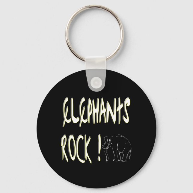 Elephants Rock ! Porte-clés (Recto)