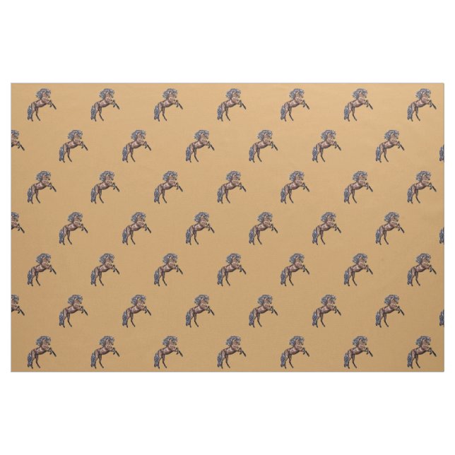 Élevage du tissu Motif de Cheval (Fat Quarter)
