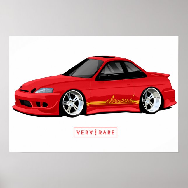 Elevens' Paint & Fiber Lexus SC300 Poster (Devant)