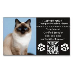 Éleveur de chats personnalisable Magnet Ragdoll Ca
