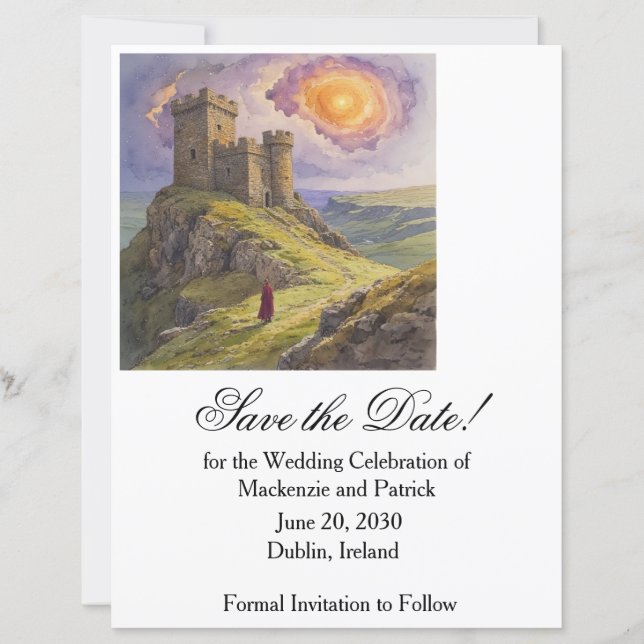 Elf Ancient Ireland Under the Sky, Save the Date (Devant)