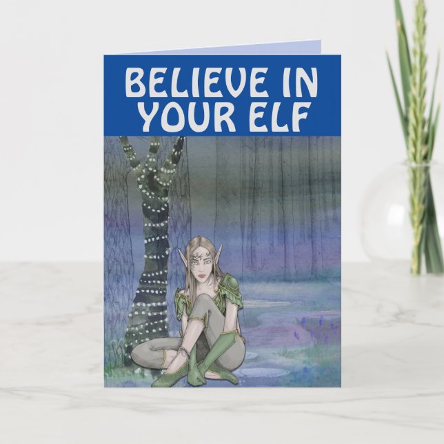 ELF FILLE CARTES IMAGINAIRE NOËL (Devant)