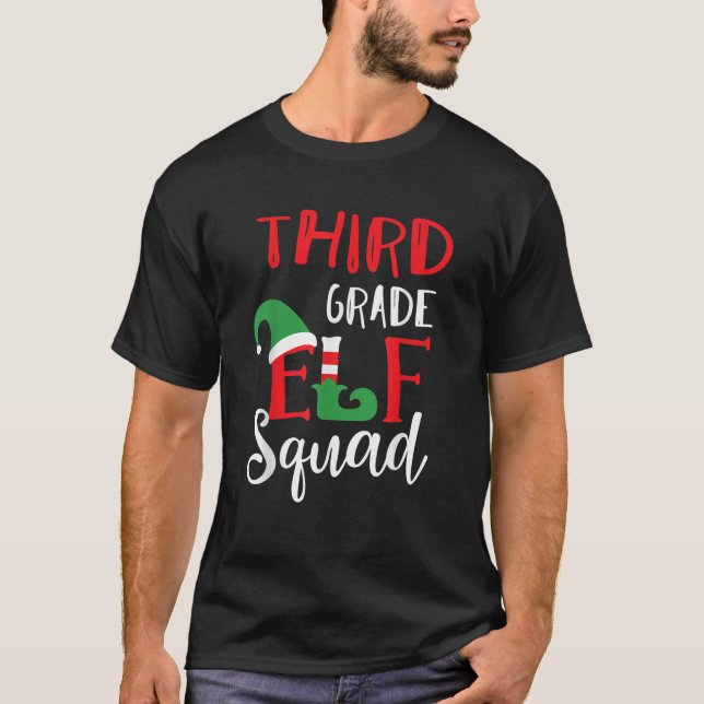 Elf Squad - 3e année Enseignant de Noël Haut (Devant)