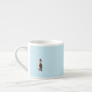 Elfe à l'attention bleu espresso mug