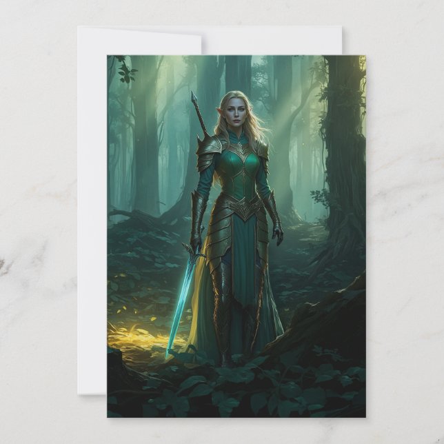 Elfe Gardien de la carte royale enchantée (Devant)