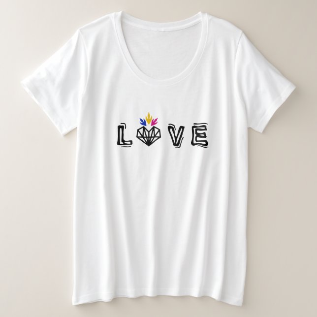 EliaLight Love Logo T-Shirt (Design devant)