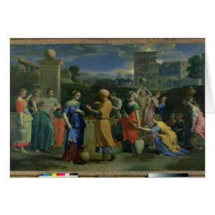 Eliezer et Rebecca au bien, 1648 (huile sur le