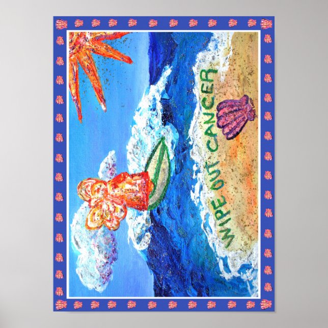 Éliminer le cancer Ange Poster (Devant)