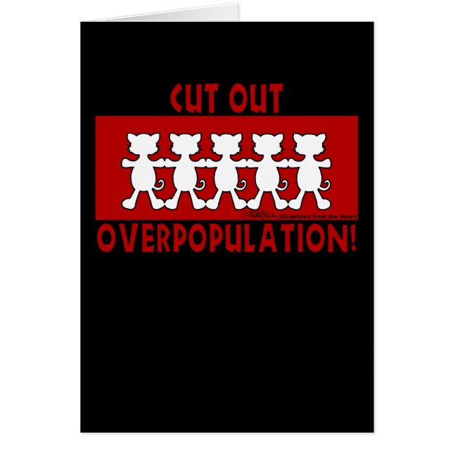 Éliminez la surpopulation ! Chat (Devant)