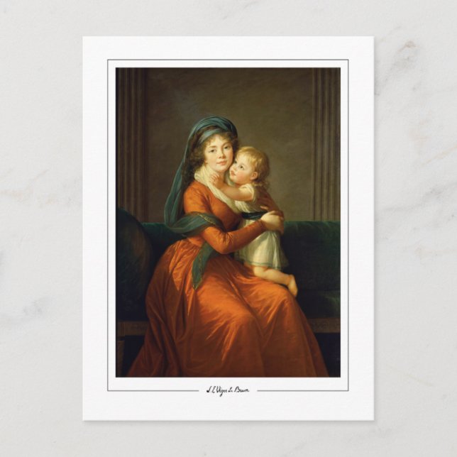 Élisabeth Vigée Le Brun #10 - Carte postale d'art (Devant)