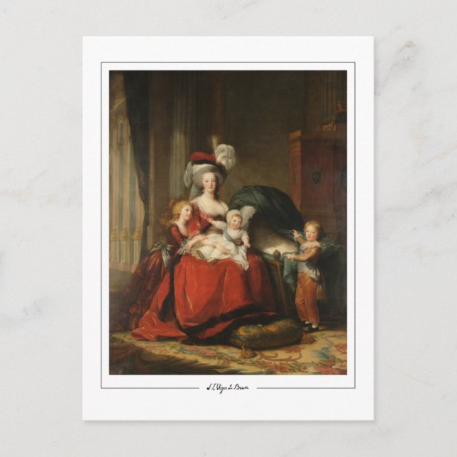 Élisabeth Vigée Le Brun #12 - Carte postale d'art (Devant)