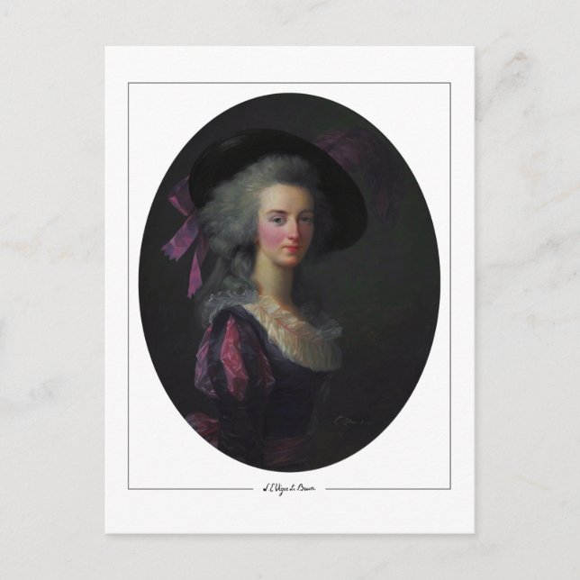 Élisabeth Vigée Le Brun #135 - Carte postale d'art (Devant)