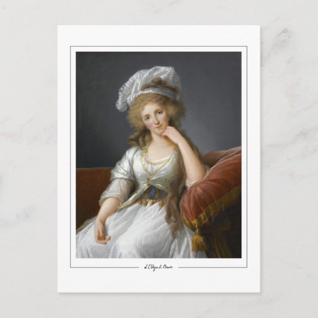 Élisabeth Vigée Le Brun #282 - Carte postale d'art (Devant)