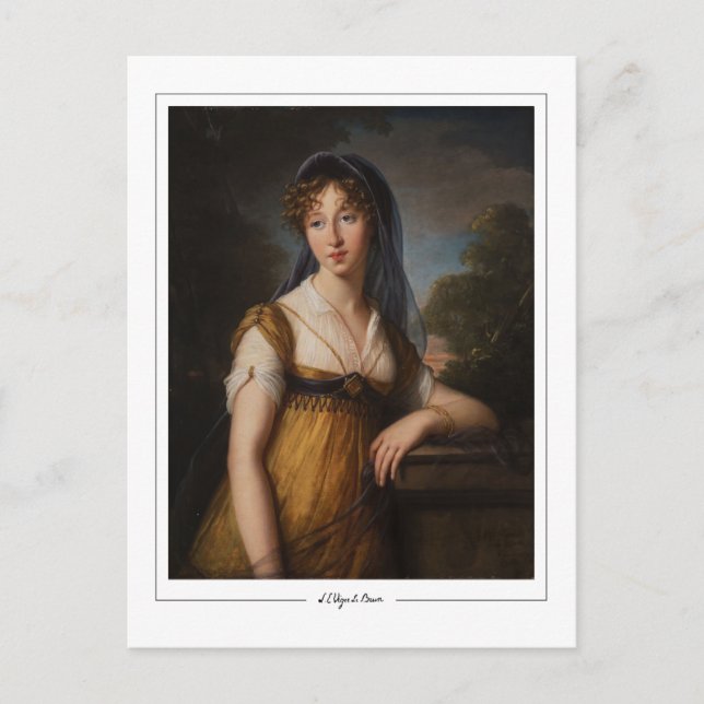 Élisabeth Vigée Le Brun #9 - Carte postale d'art f (Devant)