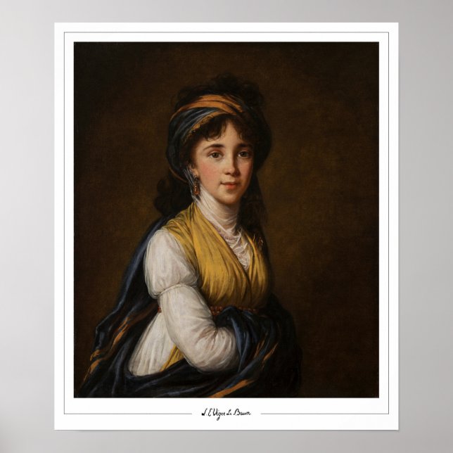 Élisabeth Vigée Le Brun Zedign Affiche d'art #1 (Devant)