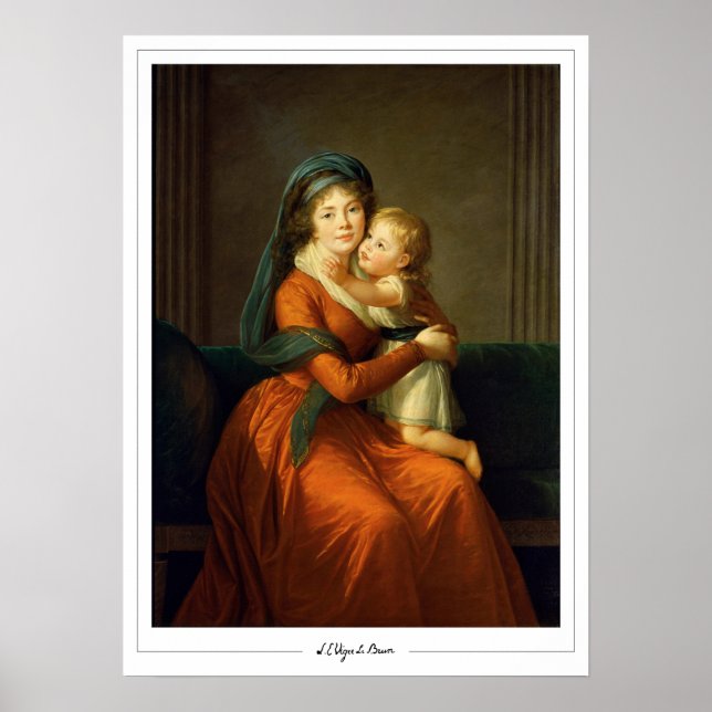 Élisabeth Vigée Le Brun Zedign Affiche d'art #10 (Devant)
