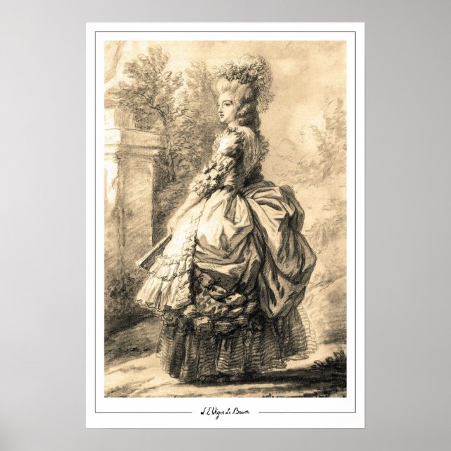 Élisabeth Vigée Le Brun Zedign Affiche d'art #148 (Devant)