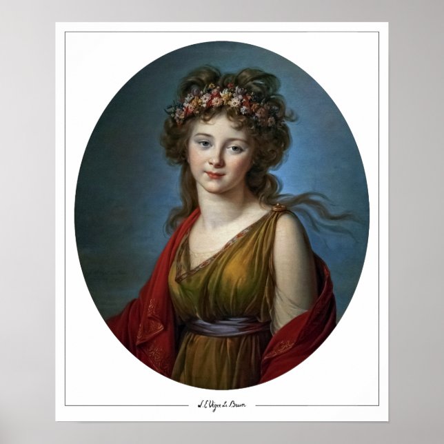 Élisabeth Vigée Le Brun Zedign Affiche d'art #198 (Devant)