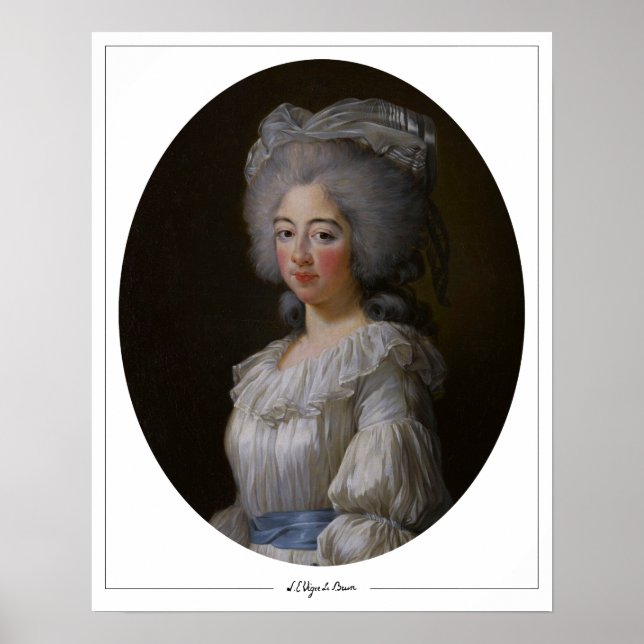 Élisabeth Vigée Le Brun Zedign Affiche d'art #32 (Devant)