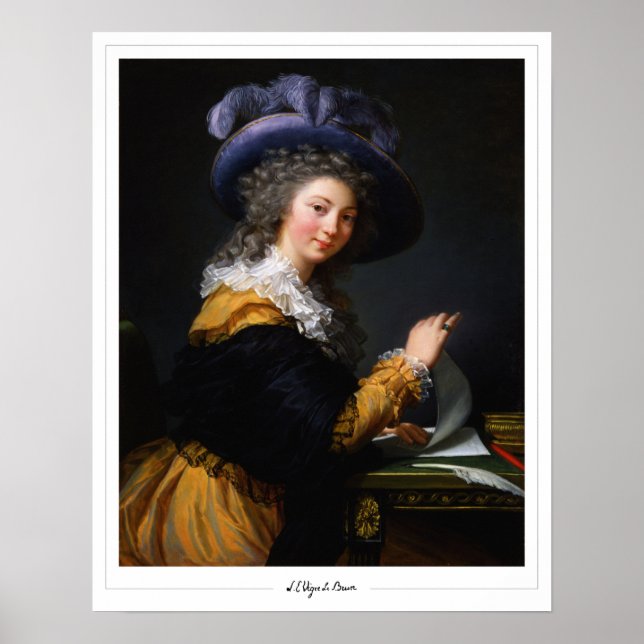 Élisabeth Vigée Le Brun Zedign Affiche d'art #8 (Devant)