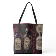 Élixirs Curieux & Sac à main Raven sur l'épaule Lg