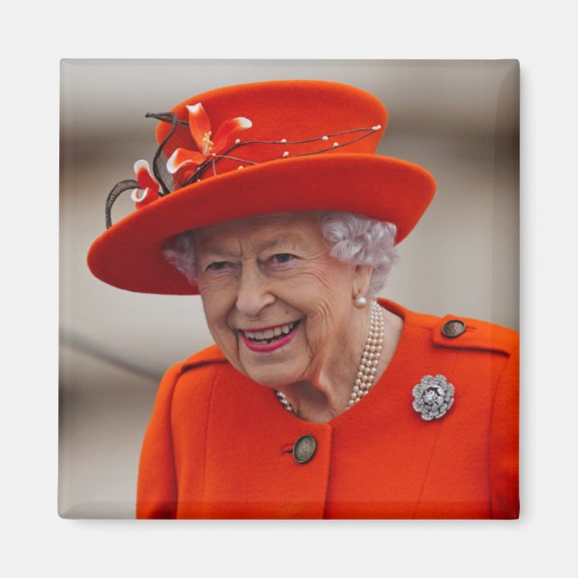 Elizabeth II Reine d'Angleterre Magnet (Devant)