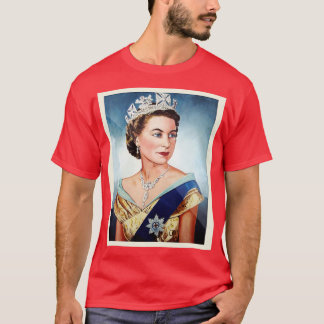 Elizabeth II x Vive la reine classique T-shirt
