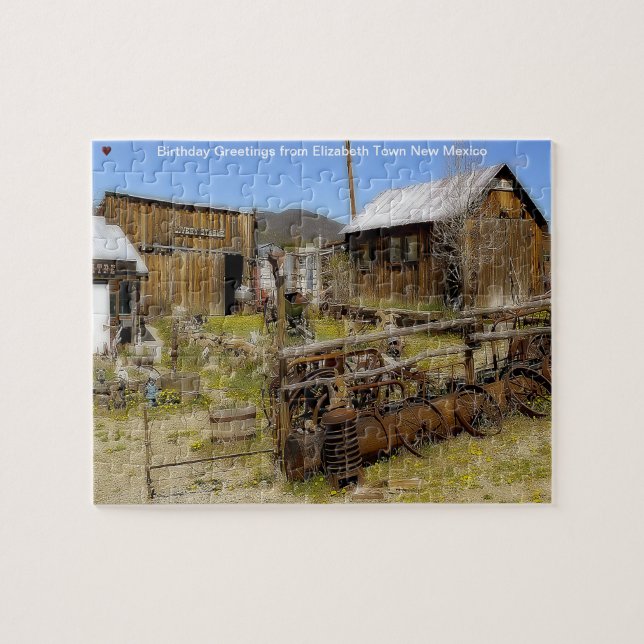 Elizabeth Town Nouveau Mexique Jigsaw Puzzle (Horizontal)