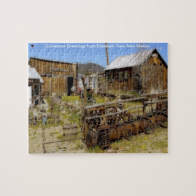 Elizabeth Town Nouveau Mexique Jigsaw Puzzle (Horizontal)