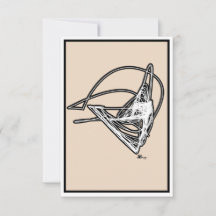 ELJAYEFF Design Minamaliste Merci Carte Note