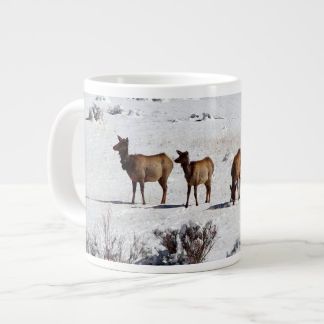 Elk dans la tasse de jumbo à neige (Devant gauche)