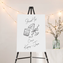 Elle A Dit Oui Affiche de bienvenue Fiançailles Mi