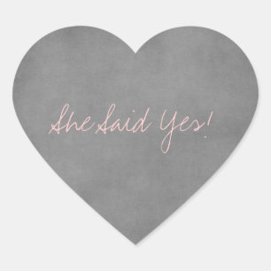 Elle A Dit Oui Stickers