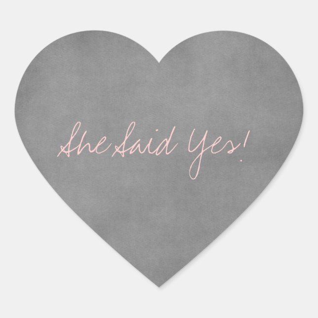 Elle A Dit Oui Stickers (Devant)