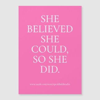 Elle A Fait Sur Mesure Carte Magnétique, Cadeau Mo