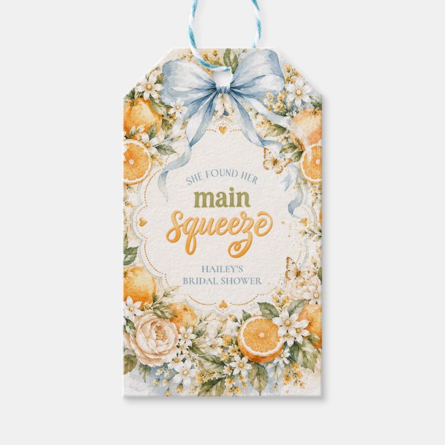 Elle a trouvé son étiquette de mariage Fleur d'Ora (Devant)