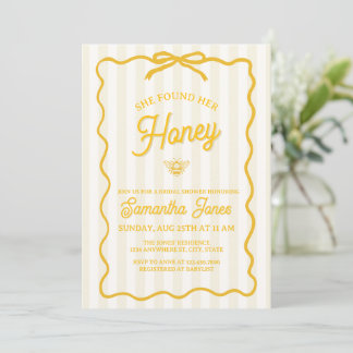 Elle a trouvé son invitation de douche de mariée H