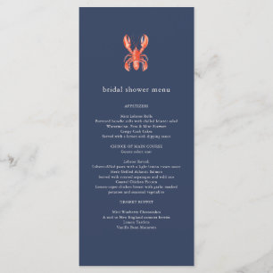 Elle a trouvé son menu de homard côtier Maine Sque
