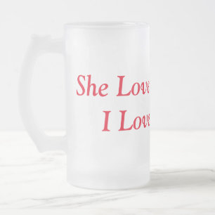 Elle aime ma barbe I aiment sa tasse de bout