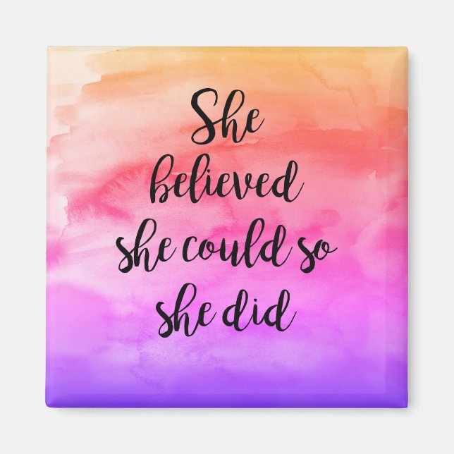 Elle Croyait Qu'Elle Pouvait Faire Aimant (Devant)